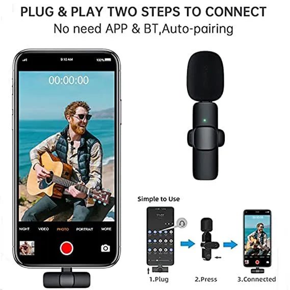 K8 3-in-1 Wireless Microphone