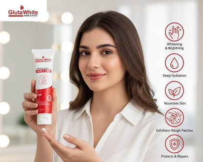 Gluta White - Whitening & Brightening Hand & Foot Cream